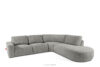 ZUCCO Duży narożnik modułowy w tkaninie boucle prawy ciemny popielaty ciemny popielaty - zdjęcie 3