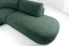 ZUCCO Duży narożnik modułowy w tkaninie boucle prawy zielony zielony - zdjęcie 11