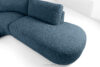 ZUCCO Duży narożnik modułowy w tkaninie boucle prawy ciemny niebieski ciemny niebieski - zdjęcie 11