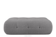 Pufa z pikowaniem szary