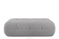 Pufa z pikowaniem jasny szary