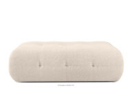 Pufa z pikowaniem jasny beżowy