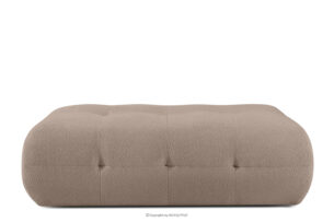 ALIGRA, https://konsimo.pl/kolekcja/aligra/ Pufa z pikowaniem jasny brązowy jasny brązowy - zdjęcie