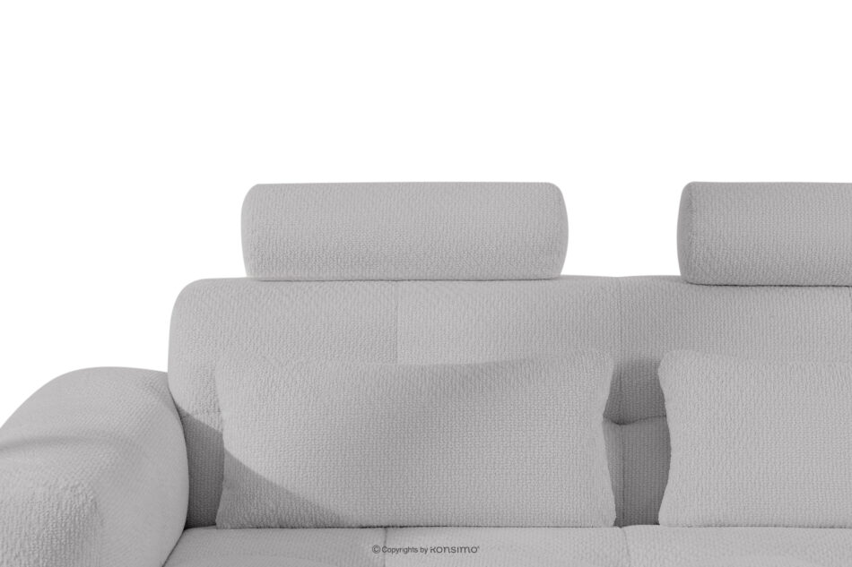 ALIGRA Narożnik z pikowaniem w tkaninie szenilowej prawy jasny szary jasny szary - zdjęcie 10