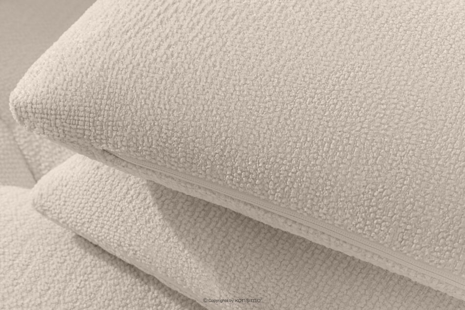 ALIGRA Narożnik z pikowaniem w tkaninie szenilowej prawy jasny beżowy jasny beżowy - zdjęcie 7