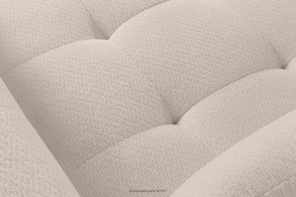 ALIGRA Narożnik z pikowaniem w tkaninie szenilowej prawy jasny beżowy jasny beżowy - zdjęcie 8