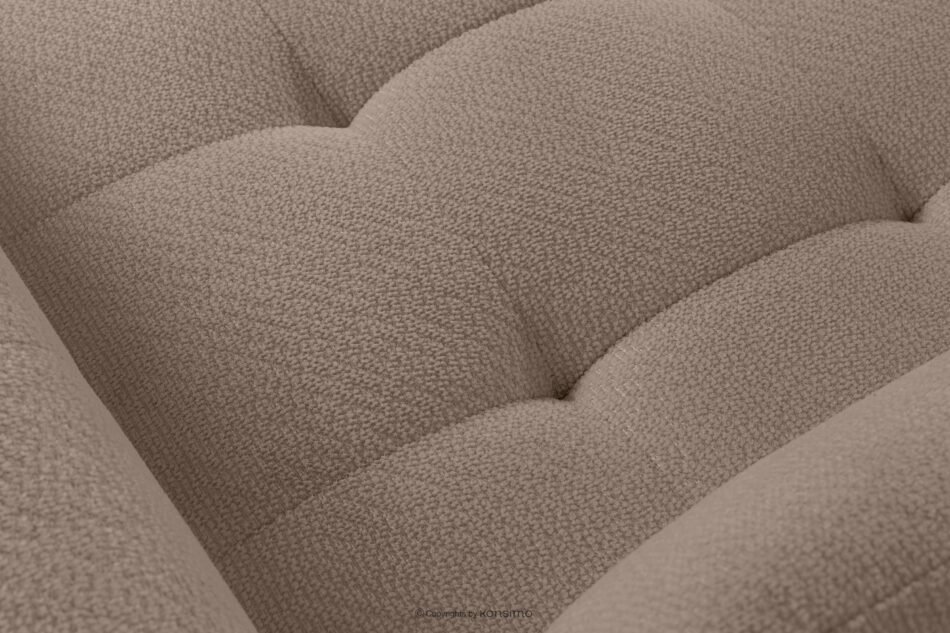 ALIGRA Narożnik z pikowaniem w tkaninie szenilowej prawy jasny brązowy jasny brązowy - zdjęcie 8