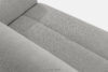 BLUME Nowoczesny narożnik w tkaninie szenilowej lewy jasny szary jasny szary - zdjęcie 6