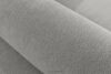 BLUME Nowoczesny narożnik w tkaninie szenilowej lewy jasny szary jasny szary - zdjęcie 8