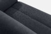 BLUME Nowoczesny narożnik w tkaninie szenilowej lewy grafitowy grafitowy - zdjęcie 6