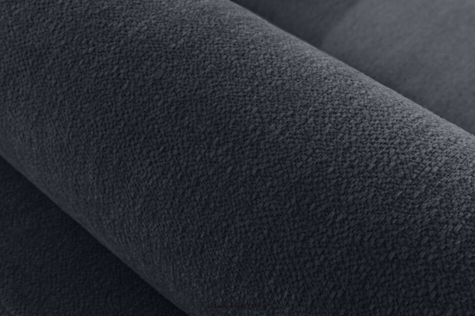 BLUME Nowoczesny narożnik w tkaninie szenilowej lewy grafitowy grafitowy - zdjęcie 7