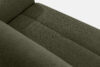 BLUME Nowoczesny narożnik w tkaninie szenilowej lewy ciemny zielony ciemny zielony - zdjęcie 6