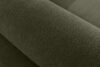 BLUME Nowoczesny narożnik w tkaninie szenilowej lewy ciemny zielony ciemny zielony - zdjęcie 8