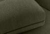 BLUME Nowoczesny narożnik w tkaninie szenilowej lewy ciemny zielony ciemny zielony - zdjęcie 9