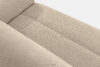 BLUME Nowoczesny narożnik w tkaninie szenilowej lewy kremowy kremowy - zdjęcie 6