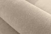 BLUME Nowoczesny narożnik w tkaninie szenilowej lewy kremowy kremowy - zdjęcie 8