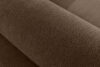 BLUME Nowoczesny narożnik w tkaninie szenilowej lewy brązowy brązowy - zdjęcie 8