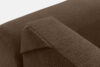 BLUME Nowoczesny narożnik w tkaninie szenilowej lewy brązowy brązowy - zdjęcie 12