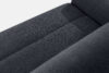 BLUME Nowoczesny narożnik w tkaninie szenilowej prawy grafitowy grafitowy - zdjęcie 6