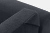 BLUME Nowoczesny narożnik w tkaninie szenilowej prawy grafitowy grafitowy - zdjęcie 12
