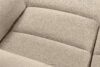 BLUME Nowoczesny narożnik w tkaninie szenilowej prawy kremowy kremowy - zdjęcie 10