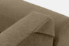 BLUME Nowoczesny narożnik w tkaninie szenilowej prawy ciemny beżowy ciemny beżowy - zdjęcie 12