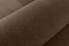 BLUME Nowoczesny narożnik w tkaninie szenilowej prawy brązowy brązowy - zdjęcie 8
