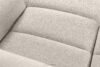 BLUME Nowoczesny narożnik w tkaninie szenilowej prawy ecru ecru - zdjęcie 10