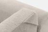 BLUME Nowoczesny narożnik w tkaninie szenilowej prawy ecru ecru - zdjęcie 12