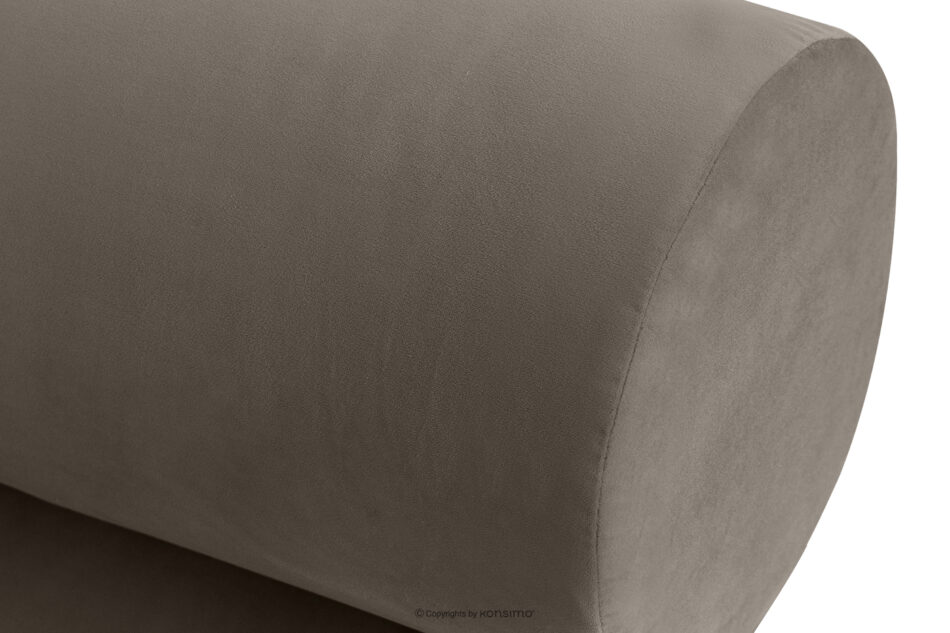 LUNEO Łóżko tapicerowane japandi z pojemnikiem na pościel 160 cm brązowy brązowy - zdjęcie 7