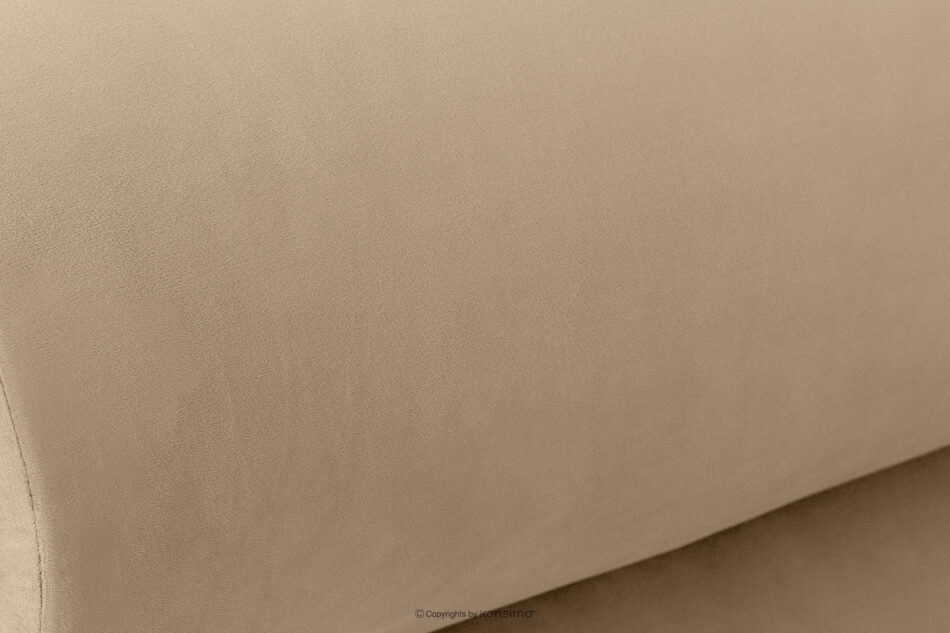 LUNEO Łóżko tapicerowane japandi z pojemnikiem na pościel 180 cm ciemny beżowy ciemny beżowy - zdjęcie 6