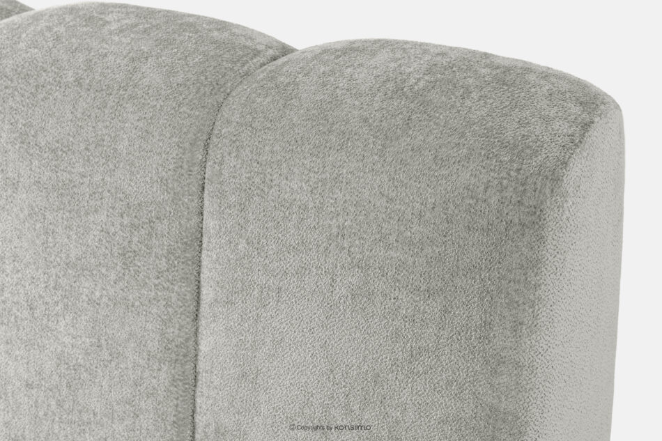 OLMIRA Łóżko tapicerowane z pojemnikiem na pościel 200 cm jasny szary jasny szary - zdjęcie 6