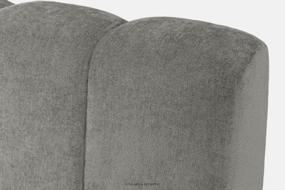 OLMIRA Łóżko tapicerowane z pojemnikiem na pościel 200 cm ciemny szary ciemny szary - zdjęcie 6