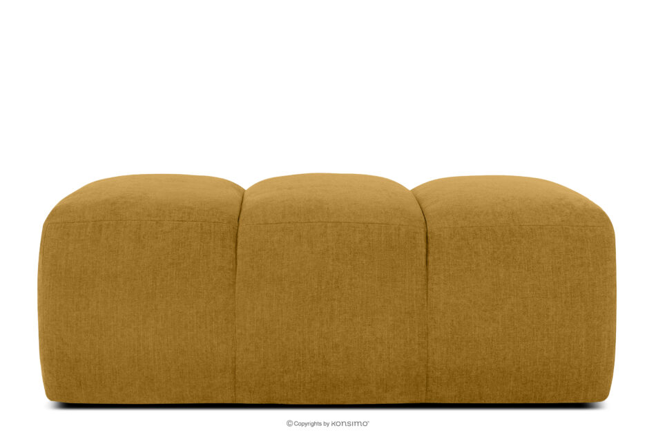 FLAVA Pikowana pufa retro modern miodowy miodowy - zdjęcie 0