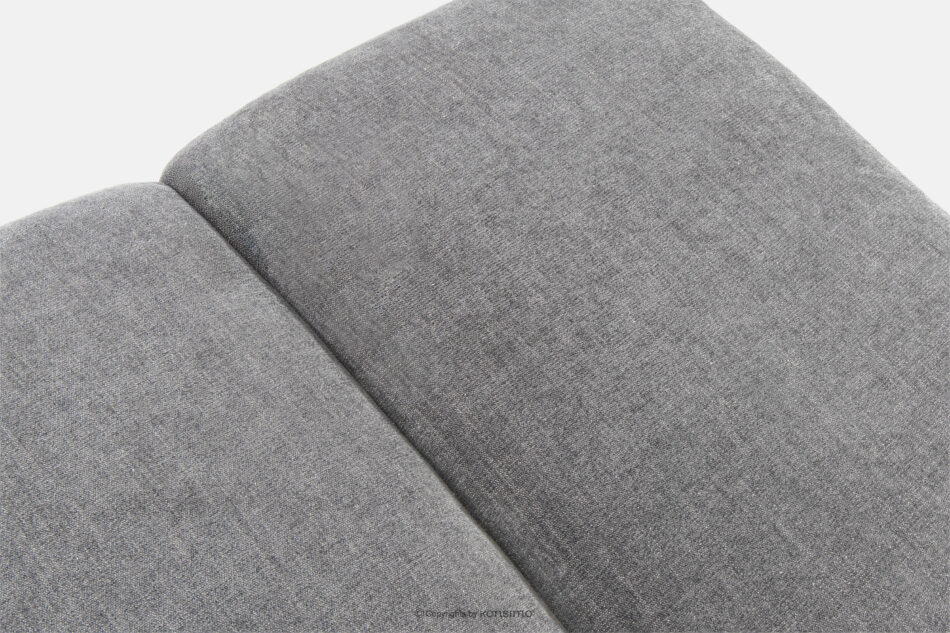 FLAVA Pikowana pufa retro modern jasny popielaty jasny popielaty - zdjęcie 3