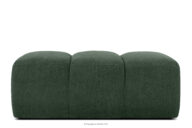 Pikowana pufa retro modern ciemny zielony