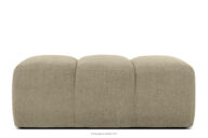 Pikowana pufa retro modern piaskowy