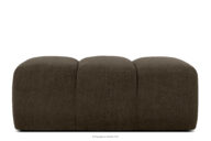 Pikowana pufa retro modern brązowy