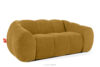 FLAVA Pikowana sofa dwuosobowa retro modern miodowy miodowy - zdjęcie 3