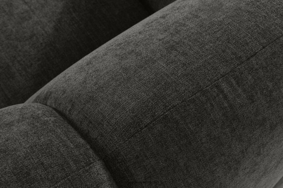 FLAVA Pikowana sofa dwuosobowa retro modern grafitowy grafitowy - zdjęcie 6