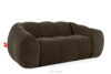 FLAVA Pikowana sofa dwuosobowa retro modern brązowy brązowy - zdjęcie 3