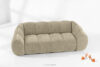 FLAVA Pikowana sofa trzyosobowa retro modern piaskowy piaskowy - zdjęcie 2