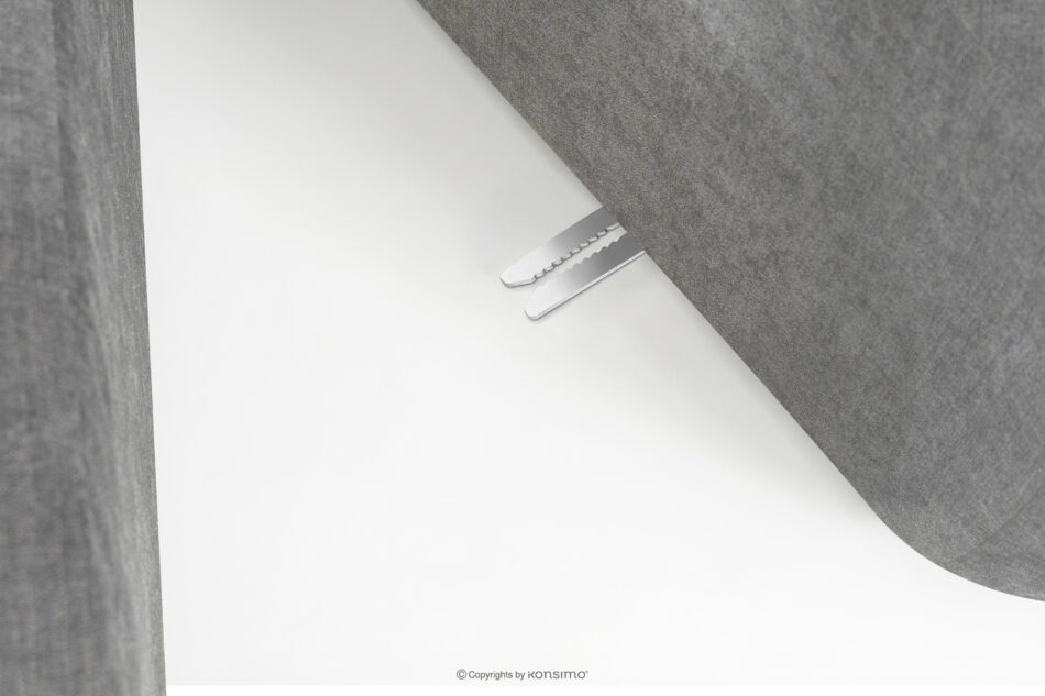 FLAVA Narożnik curve w stylu retro modern modułowy prawy jasny popielaty jasny popielaty - zdjęcie 8