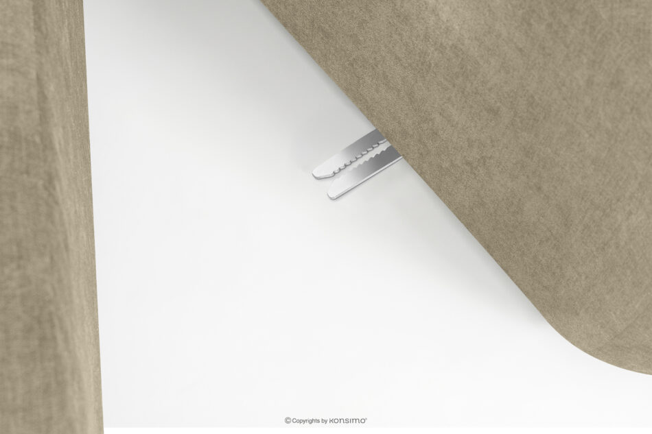 FLAVA Narożnik curve w stylu retro modern modułowy lewy piaskowy piaskowy - zdjęcie 8