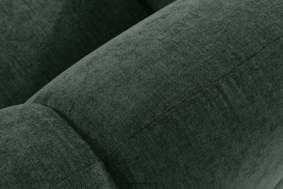 FLAVA Duży pikowany narożnik modułowy w stylu retro modern lewy ciemny zielony ciemny zielony - zdjęcie 6