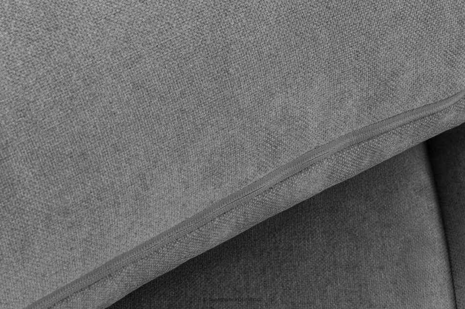 LIGULA Nowoczesna sofa rozkładana w tkaninie szenilowej jasny szary jasny szary - zdjęcie 8