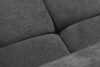 LIGULA Nowoczesna sofa rozkładana w tkaninie szenilowej ciemny szary ciemny szary - zdjęcie 10