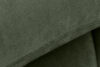 LIGULA Nowoczesna sofa rozkładana w tkaninie szenilowej ciemny zielony ciemny zielony - zdjęcie 9