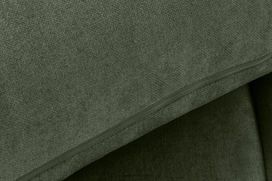 LIGULA Nowoczesna sofa rozkładana w tkaninie szenilowej ciemny zielony ciemny zielony - zdjęcie 8