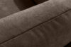 LIGULA Nowoczesna sofa rozkładana w tkaninie szenilowej brązowy brązowy - zdjęcie 8